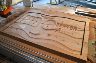 Noyo Sign on CNC Router