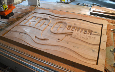 Noyo Sign on CNC Router