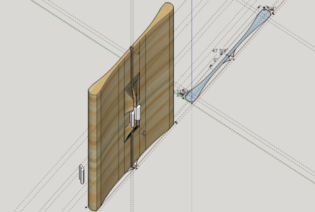 Swoop CNC door