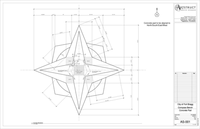 Artstruct HillBench CAD drawing