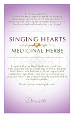 Singing Hearts label - Infuse