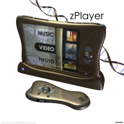 zPlayer Early Concept 3d illustration